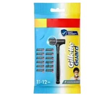 GILLETTE GUARD 7 SHAVES/BLADE