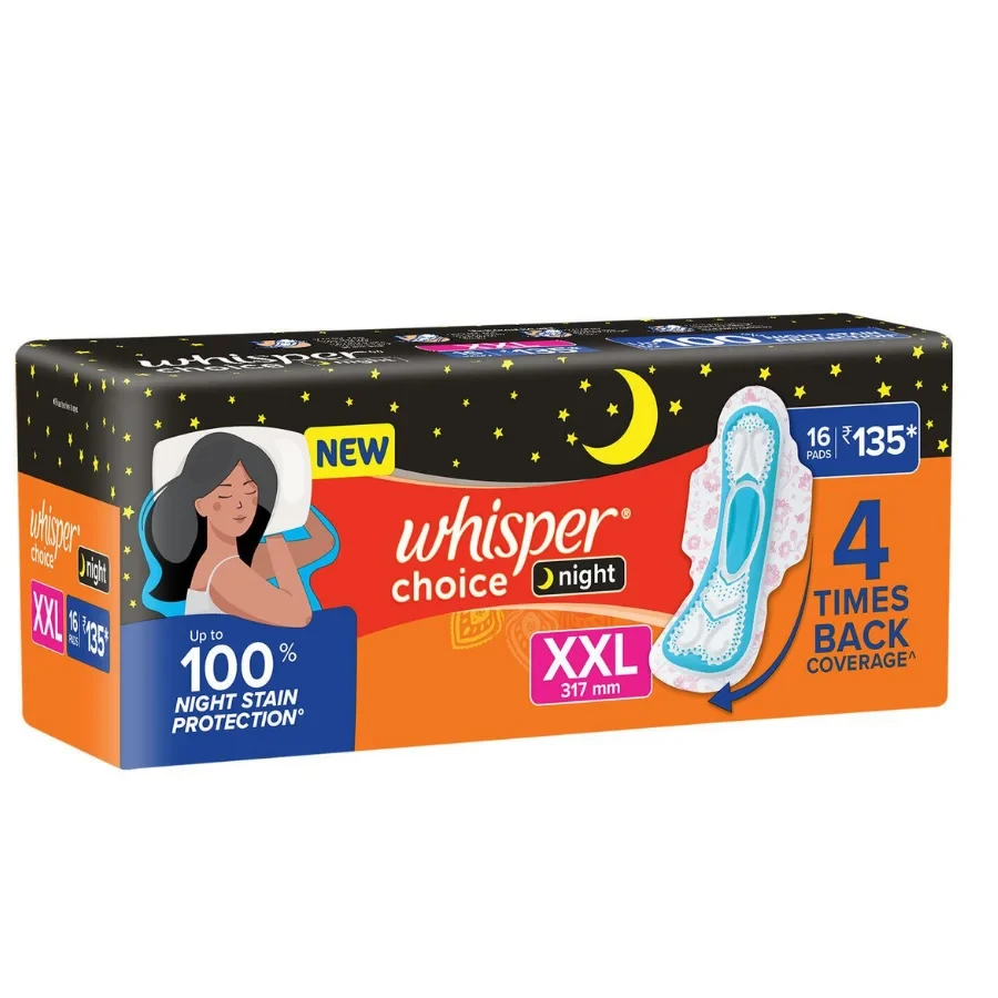 NEW WHISPER CHOICE NIGHT XXL