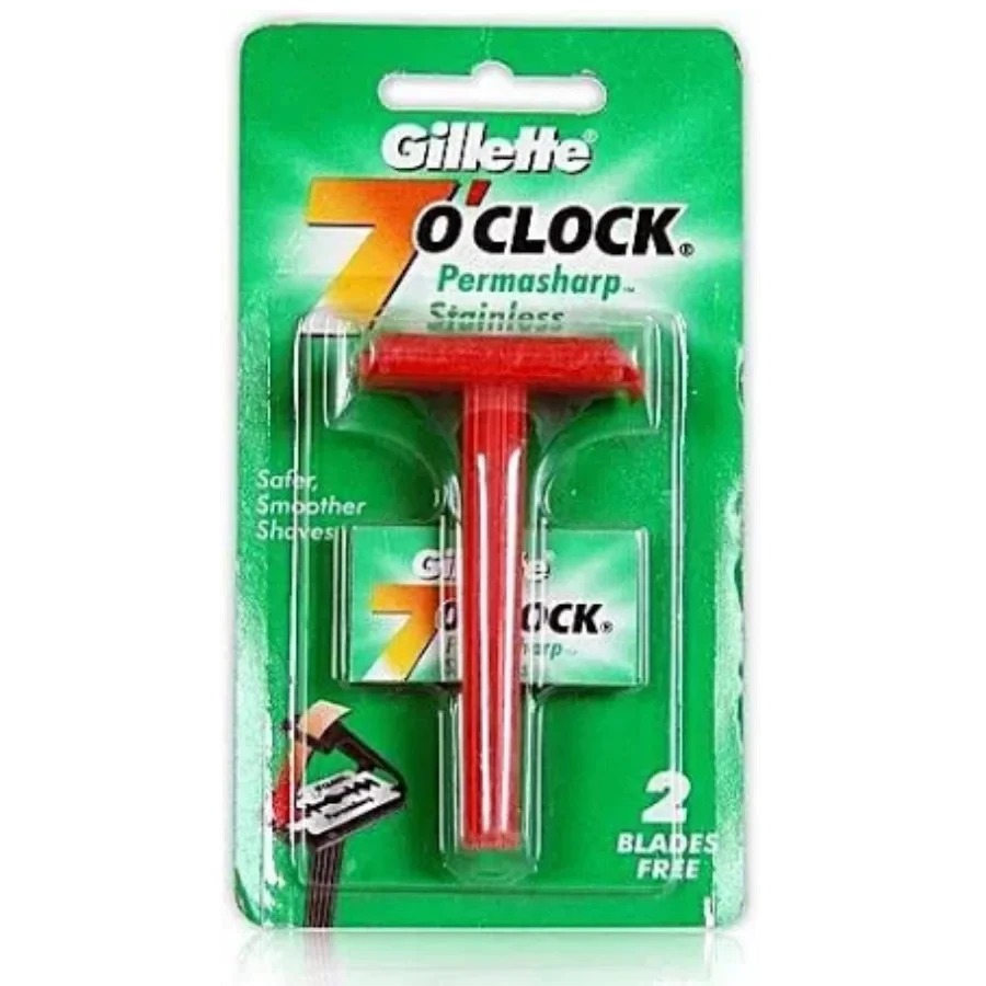 GILLETTE 7 O'CLOCK PERMASHARP STAINLESS