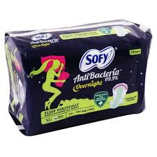 SOFY ANTI BACTERIA OVERNIGHT SANITARY XXL-5 PIECES