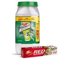 DABUR GLUCOSE PLAIN WITH FREE RED PASTE