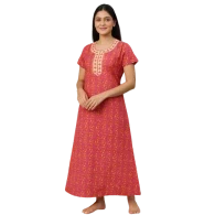 Pink Sunrise Floral Comfort Nighty