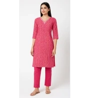 Pink Bandhani Front