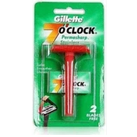 GILLETTE 7 O'CLOCK PERMASHARP STAINLESS