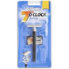 GILLETTE 7 O CLOCK STERLING