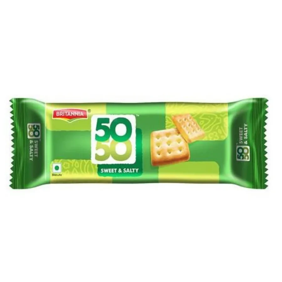 BRITANNIA 50-50 SWEET AND SALTY 72G