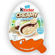 KINDER CREAMY MILKY AND CRUNCHY