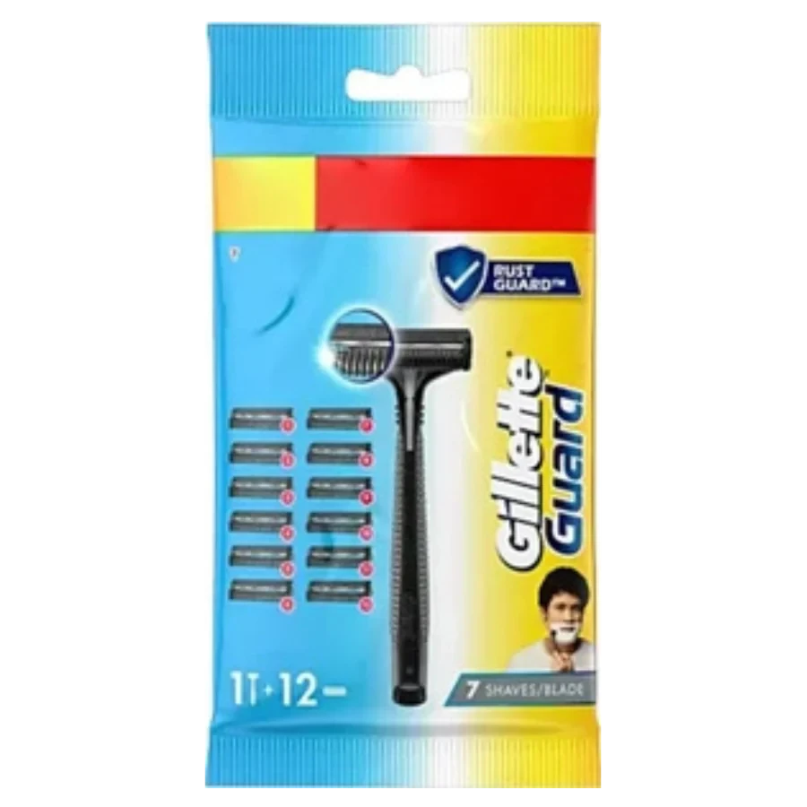 GILLETTE GUARD 7 SHAVES/BLADE