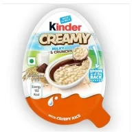 KINDER CREAMY MILKY AND CRUNCHY