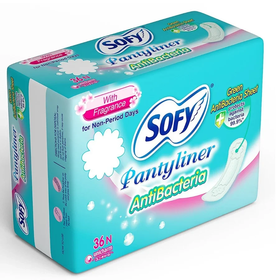 SOFY ANTI BACTERIA PANTY LINER-36 PECS