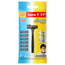 GILLETTE GUARD 7 SHAVES/BLADE