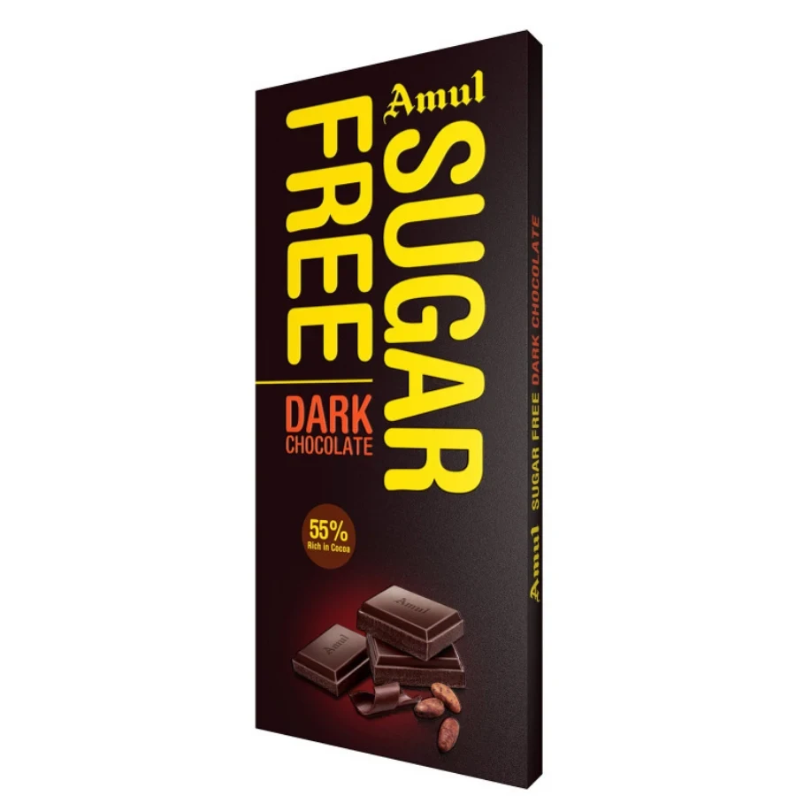 AMUL SUGAR FREE DARK CHOCOLATE
